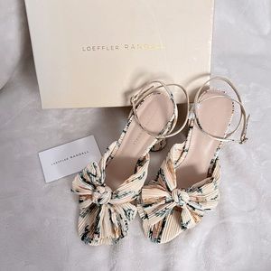 Brand New!! Loeffler Randall Camellia Block Heels 9.5